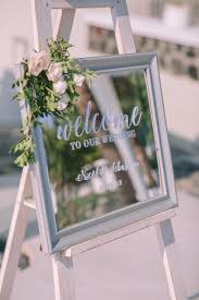 Welcome Table Broad Santorini Venue Wedding Planner Flowers Decoration Art Design D Wedding Planner Packages Santorini Wedding Venue Santorini Wedding