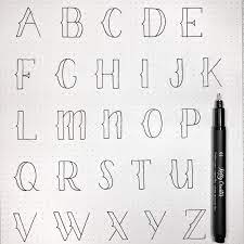 5k templates including posters, social designs, printing packs & more. Easy Hand Lettered Alphabet Style To Practice Kelly Creates