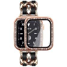 Get free shipping on designer shoes, handbags, clothing & more of this season's latest styles from designer tory burch. Mosonio Compatible For Apple Watch Band 38mm With Screen Protector Case Women Jewelry Bracelet Metal Strap