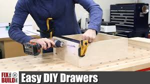 In this tutorial, i teach you how to build base cabinets with drawers for a desk, craft table, or table. How To Make Drawers In 6 Easy Steps Fixthisbuildthat