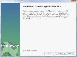 How To Restore Gateway Laptop To Factory Settings Without Password