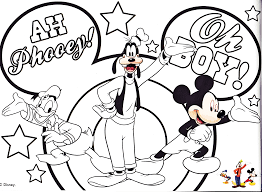 Disney mickey and donald fishing coloring page. Mickey Donald And Goofy Coloring Pages Novocom Top