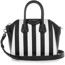 Black And White Striped Purse Givenchy Antigona Striped Mini Leather Cross Body Bag 1 698 Liked On Polyvore Leather Handbags Crossbody Leather Crossbody Bag Mens Leather Bag
