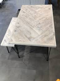 Reclaimed Herringbone Scaffold Dining Table Etsy Dining Table Diy Dining Table Diy Dining Room Table