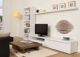 Coffee Table Futuristic Tv Unit Design Supplied With Hidden Lights And Bookcase Innovative Tv Unit Design Low Coffee Table Drum Floor Lamp Zamfohr Rumah Rak