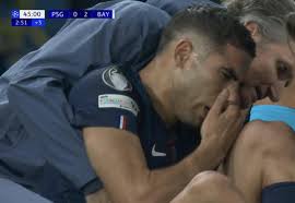 This from hakimi is very horrible from Luis Diaz 💔😭😢❌ Quick recovery  player