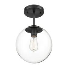Cournoyer 1 Light Single Globe Pendant Globe Light Fixture Globe Pendant Black Light Fixture