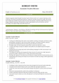 This is a free cover letter template for art director. Associate Creative Director Resume Samples Qwikresume