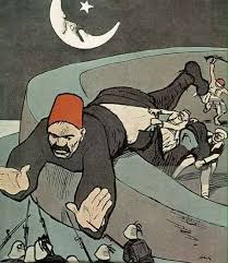 Balkan Savaslarindan Bir Karikatur Disarida Dusman Ile Savasirken Iceride Hainlerle Ugrasmamizi Anlatiyor Bi Yerden Tanidik Geldi Mi Karikatur Savas Tarih