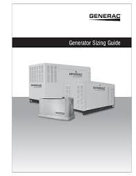 Generator Sizing Guide Manualzz Com