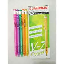 Jual Pulpen Snowman V7 Crystal Hitam Jakarta Utara Office One Tokopedia