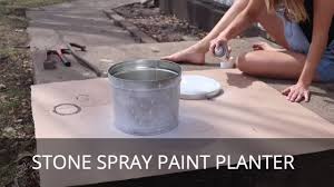Cheap planters planter pots planter ideas. How To Create A Stone Or Cement Look With Spray Paint Diy Faux Stone Texture Planters Youtube
