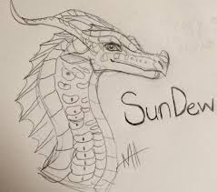 Sundew From Wings Of Fire The Lost Continent Wings Of Fire Dragons Wings Of Fire Fire Drawing