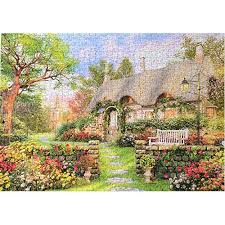 The key is to find. Cqi Mini 1000 Pieces Jigsaw Puzzles For Adults England Cottage Jigsaw Puzzles 16 54 X 11 69 Inches Buy Online In India At Desertcart In Productid 187311533