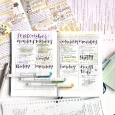 Sprouht Studies 28 09 17 Im Back To Working On My Bujo Now That Exams Are Over I Have More Time To Plan My Spreads An Midori Notebook Planner Studyblr