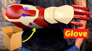 How to make iron man *according to viewers, always a small resistor before the led or they will burn up soon iron man 4 costume helmet diy: How To Make Iron Man Hand With Cardboard Iron Man Glove Youtube