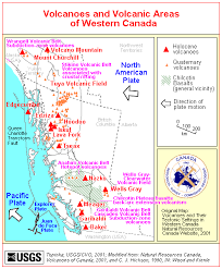 Volcanoes And Volcanic Areas Of Western Canada Volcano Subduction Zone Rock Hounding