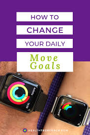 Did You Know That You Can Change Your Daily Move Goal On Your Apple Watch It S Important To Find The Move Apple Watch Used Apple Watch Change Apple Watch Face