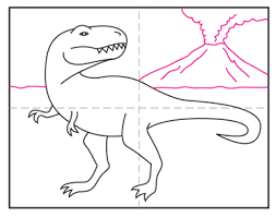 Hey everyone, today i thought we could try to draw a cartoon tyrannosaurus rex. How To Draw A T Rex Art Projects For Kids