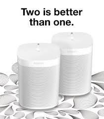 The sonos one produces sounds that are a million times better than the dot or the amazon echo, so you should consider that if you watch a ton of films in your lounge and need a good sound system. Sonos On Twitter Two Is Better Than One Get Two Sonos Ones With Amazon Alexa Built In And Over 80 Streaming Services On Sale Tomorrow For A Limited Time Https T Co Whwfxjh5c4