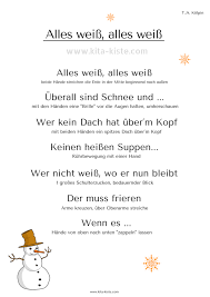 Gedicht Kinder Winter Alles Weiss Kita Kiste Gedichte Fur Kinder
