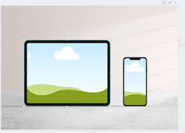 Canva Digital Devices Mockup In 2020 Iphone Mockup Mobile Mockup Top Iphone