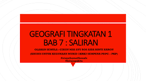 Share & embed nota geografi tingkatan 1. Bab 7 Saliran Flip Ebook Pages 1 30 Anyflip Anyflip