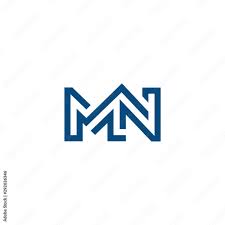 Fototapeta Mn Nm Initial Based Alphabet Icon Logo Design Outstanding Professional Elegant Trendy Awesome 292026346 Naklejamy Com