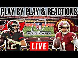 This stream works on all devices including pcs, iphones, android, tablets and play stations so you can watch wherever you are. Nfl Playoffs Tampa Bay Buccaneers Vs Washington Football Team Live Play By Play Reactions Youtube