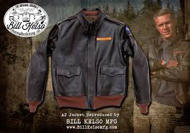 Bill Kelso Mfg Leather Flight Jacket A2 Flight Jacket Jackets