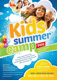 Kids Summer Camp Flyer Summer Camps For Kids Poster Design Kids Summer Kids