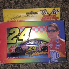 Nascar stock car & card w/stand. Nascar Other Jeff Gordon Playing Cards Collectible Piece Poshmark