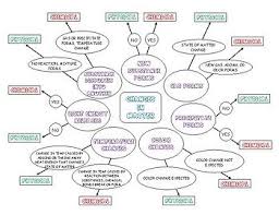 changes in matter flow chart graphic organizer changes in