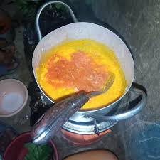 Ghanaian food , nigerian food tags: Amala And Melon Egusi Soup Preparation Hive