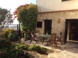 Cyprus Traditional Cypriot Stone Built Village House Outside Dining Area Spend More Time Outside Than In Mediterranean Homes Village Houses Tuscan Style