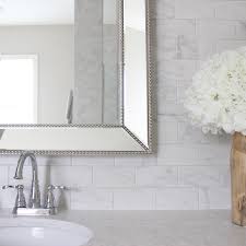 Subway tile is a classic choice for bathrooms, but just because it's a popular tile doesn't mean you have to go the standard route. Diy Easy Bathroom Tile Wall Frills And Drills