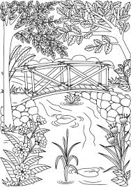 Coloring can be soothing and meditative, a true form of art. Scenery Coloring Pages For Adults 60 Pictures Free Printable