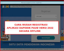 Maybe you would like to learn more about one of these? Cara Registrasi Aplikasi Dapodik Paud Versi 2022 Secara Offline Dapodik Paud