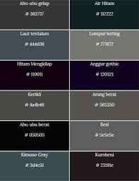 Kita menyediakan kemudahan kerana imigresen percaya dengan sistem penyampaian. 57 Macam Macam Warna Hitam Arti Makna Karakter Lengkap