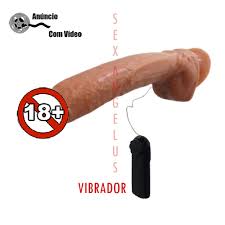 Pênis Realístico Vibrador Pinto Super Macio 25 X 5,0cm Dildo Borracha  Silicone Moreno - Faz a Boa!