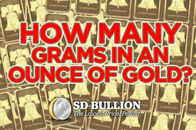 how many grams are in an ounce of gold