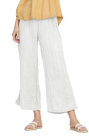 Michael Stars Salma Smock Waist Wide Leg Double Cotton Gauze Pants Michaelstars Cloth In 2020 Gauze Pants Cotton Gauze Pants Fashion Clothes Women
