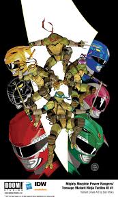MMPR/TMNT III Series Announcement - BOOM! Studios