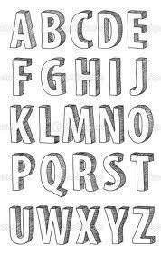 Grote Letters Of Tekst Gedicht Belettering Blokletters Lettertypen Alfabet