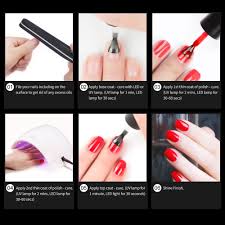Acetone is a chemical that reacts with the gel nail to loosen its adhesive and free it from your natural nail. Amazon Com Modelones Gel Nail Polish Set Uv Led Soak Off Gel Polish Kit With Base Top Coat 0 25oz 7ml Of 6 Gel Nail Polish Gel Nail Polish Set Nail Polish