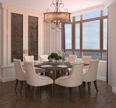 4.6 out of 5 stars. Glamorous Drum Shimmer Shaded Bronze Scroll Chandelier Alexander Contemporary Dining Room New York By We Got Lites Houzz