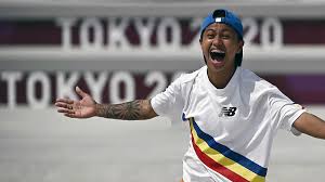 Philippines' margielyn arda didal reacts as she competes in the women's street preliminary round during the tokyo 2020 olympic games at ariake sports park skateboarding in tokyo on july 26, 2021. Cls 0s0vccisxm