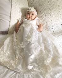 Dress And Headband Baby Baptism Dress Girl Christening Dress Christening Gowns
