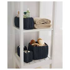 Ikea Nordrana Basket Set Of 4 Gray Ikea Bathroom Accessories Ikea Design Ikea Home