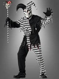 Evil Jester Costume Adult Kostumpalast De